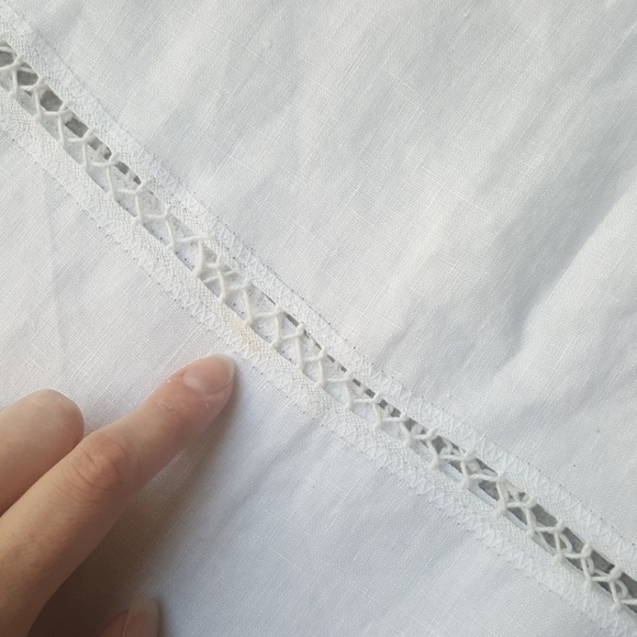 Forever 21 White Woven Sleeveless Tunic Top - Picture 4 of 8